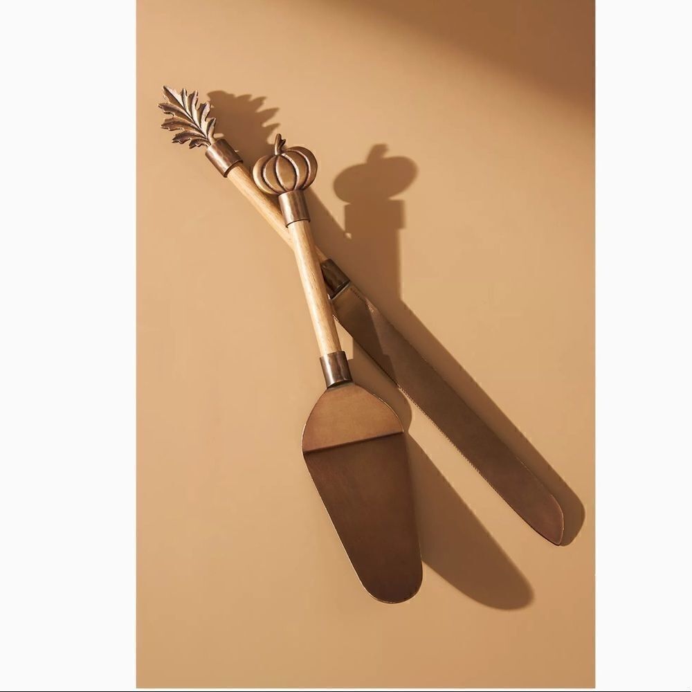 Anthropologie Cake Pie Pastry Serving Set